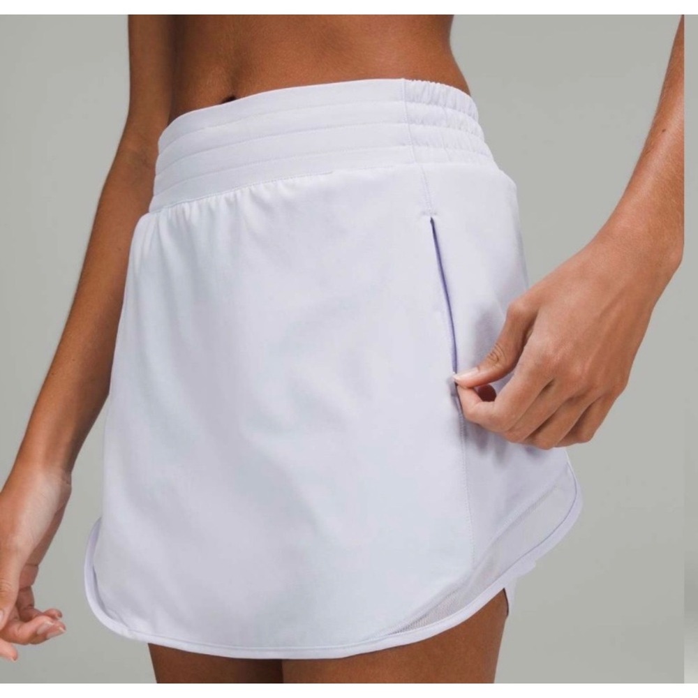 Lululemon Hotty Hot Skort Tennis Skirt Pastel White Lilac Y2K 4